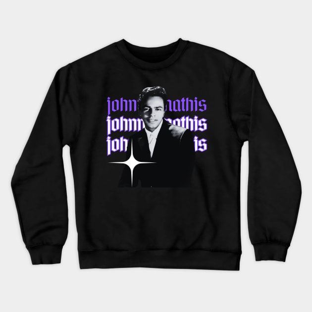 Johnny mathis x 70s retro Crewneck Sweatshirt by KawaKiwi